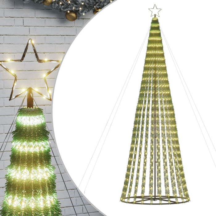 Pom de Crăciun LED 688 LED-uri Alb Cald 300 cm - WALTI WALTI