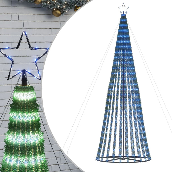 Pom de Crăciun LED 688 LED-uri Albastru 300 cm - WALTI WALTI