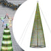 Pom de Crăciun LED 1544 LED-uri colorate 500 cm - WALTI WALTI