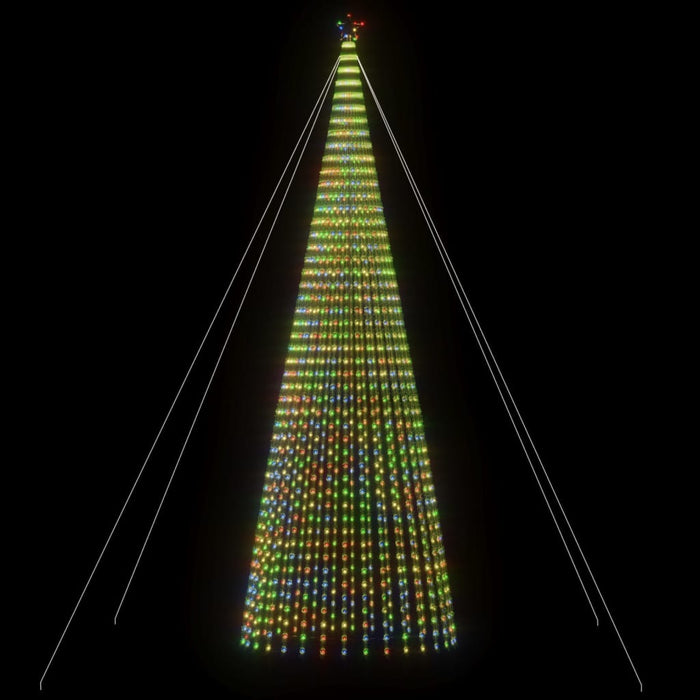Pom de Crăciun LED 1544 LED-uri colorate 500 cm - WALTI WALTI