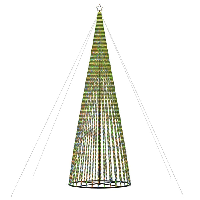 Pom de Crăciun LED 1544 LED-uri colorate 500 cm - WALTI WALTI