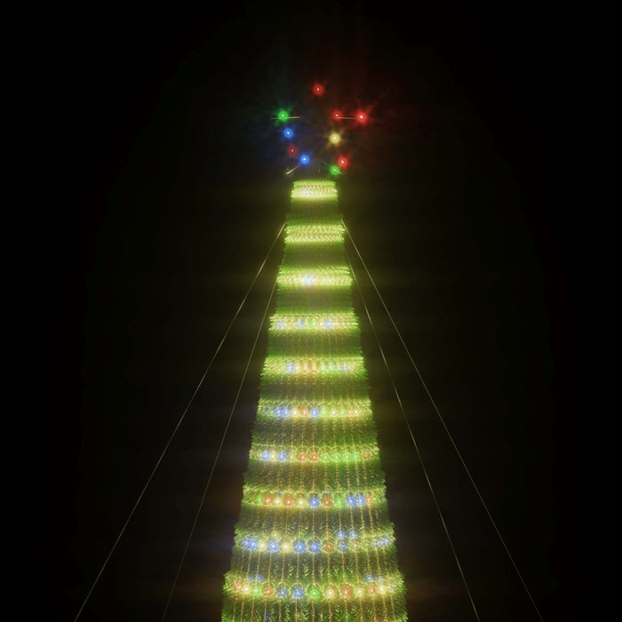 Pom de Crăciun LED 1544 LED-uri colorate 500 cm - WALTI WALTI