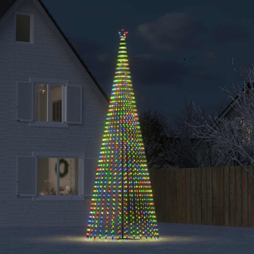 Pom de Crăciun LED 1544 LED-uri colorate 500 cm - WALTI WALTI
