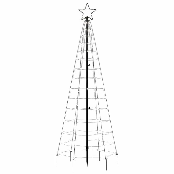 Pom de Crăciun LED cu vârfuri 220 LED-uri Alb Rece 180 cm WALTI