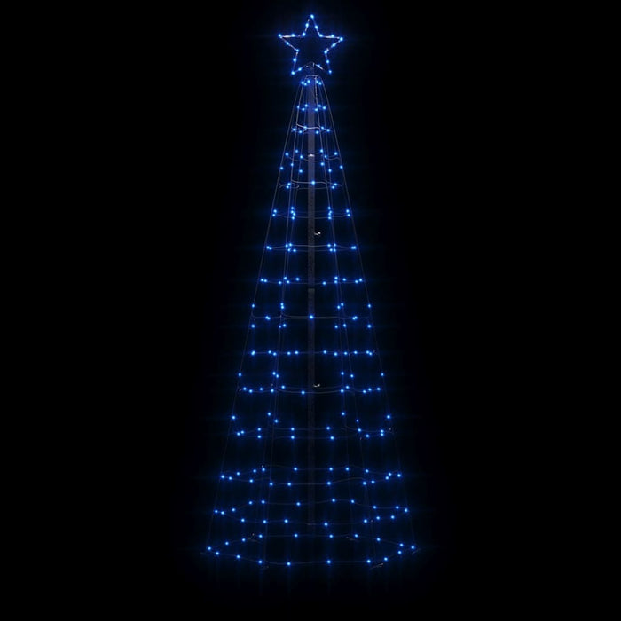 Pom de Crăciun LED cu țepi 220 LED-uri Albastru 180 cm WALTI