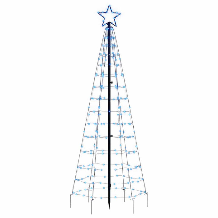 Pom de Crăciun LED cu țepi 220 LED-uri Albastru 180 cm WALTI
