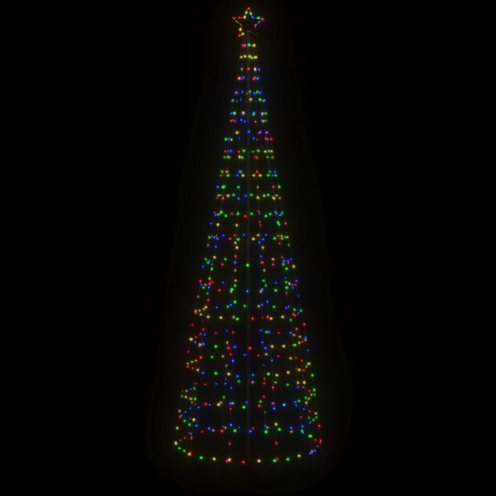 Pom de Crăciun cu LED-uri cu vârfuri 570 LED-uri colorate 300cm WALTI