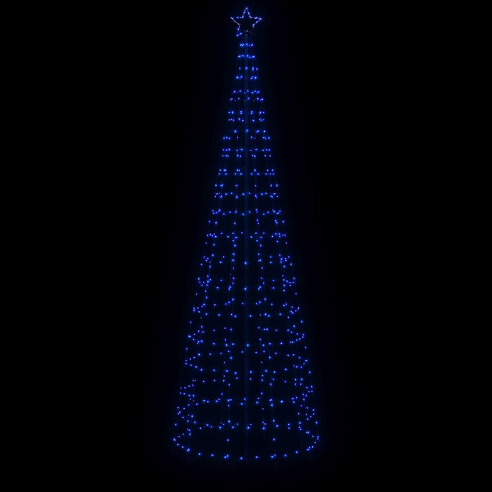 Pom de Crăciun LED cu țepi 570 LED-uri Albastru 300 cm WALTI