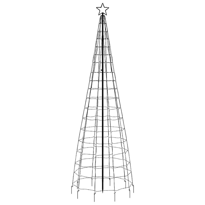 Pom de Crăciun LED cu țepi 570 LED-uri Albastru 300 cm WALTI