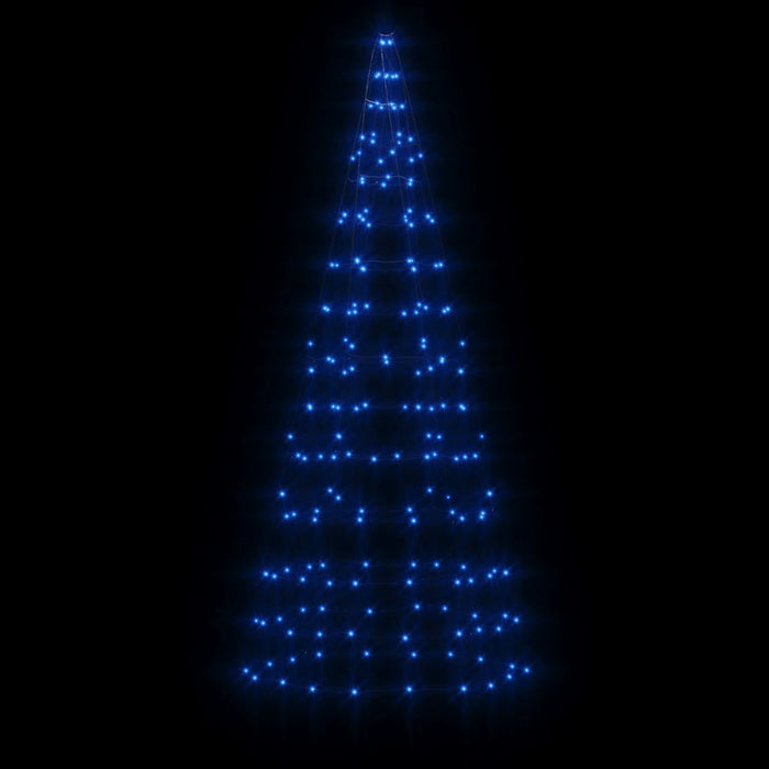 Pom de Crăciun LED 200 LED-uri Albastru 180 cm WALTI