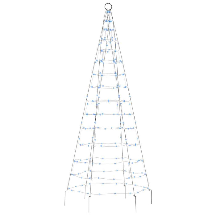 Pom de Crăciun LED 200 LED-uri Albastru 180 cm WALTI