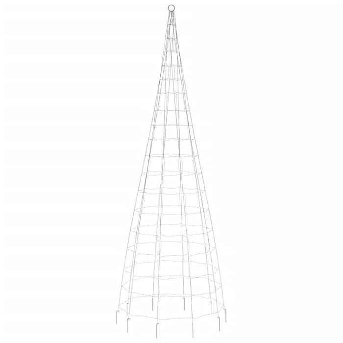 Lumină brad de Crăciun pe catarg, 550 LED-uri, alb rece, 300 cm - WALTI WALTI