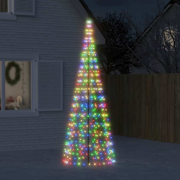Pom de Crăciun LED 550 LED-uri colorate 300 cm WALTI