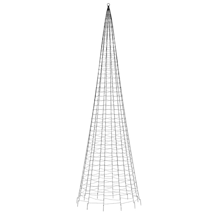 Pom de Crăciun LED 1534 LED-uri colorate 500 cm WALTI