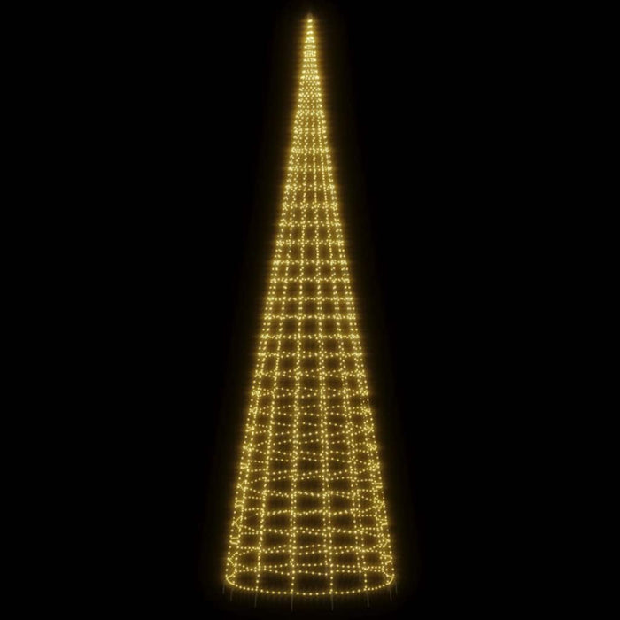 Pom de Crăciun LED 3000 LED-uri Alb Cald 800 cm WALTI