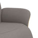 Fotoliu rabatabil cu suport de picioare, gri taupe, textil - WALTI WALTI