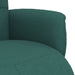 Fotoliu rabatabil cu suport de picioare, verde închis, textil - WALTI WALTI