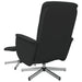 Scaun rabatabil cu taburet, negru, material textil - WALTI WALTI