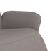 Fotoliu rabatabil cu suport de picioare, gri taupe, textil - WALTI WALTI