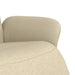 Scaun rabatabil cu suport pentru picioare crem material textil - WALTI WALTI