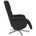 Fotoliu de masaj rabatabil cu suport de picioare, negru, textil - WALTI WALTI