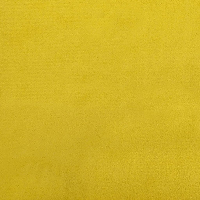 Fotoliu rabatabil cu taburet, galben, catifea - WALTI WALTI