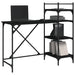 Birou pentru computer cu rafturi negru 120x47x109 cm - WALTI WALTI