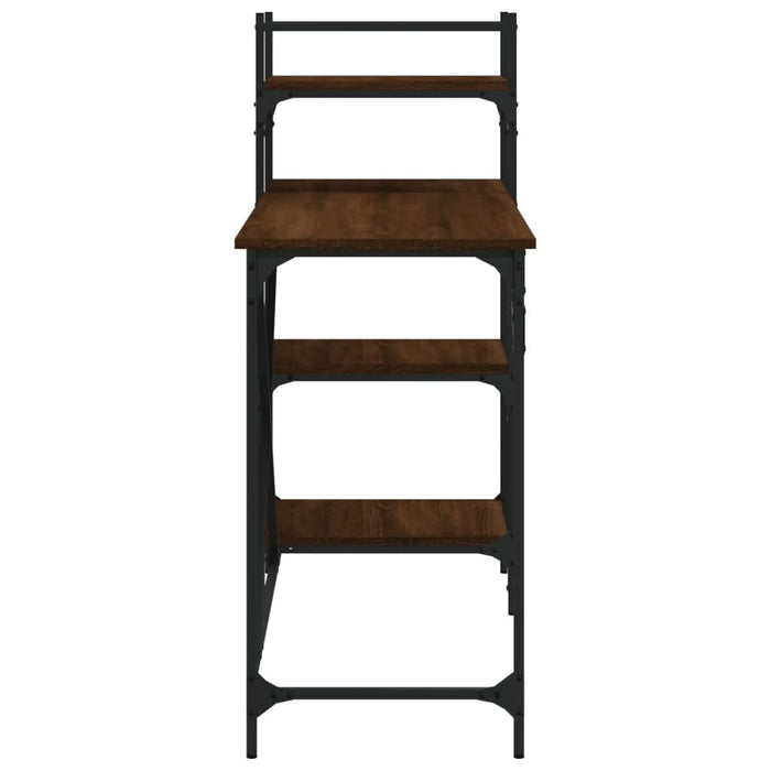 Birou pentru computer cu rafturi stejar maro 120x47x109 cm - WALTI WALTI