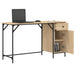 Birou de computer, stejar sonoma, 131x48x75 cm, lemn prelucrat - WALTI WALTI