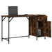 Birou, stejar fumuriu, 131x48x75 cm, lemn prelucrat - WALTI WALTI