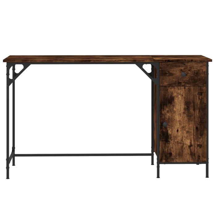Birou, stejar fumuriu, 131x48x75 cm, lemn prelucrat - WALTI WALTI