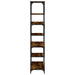 Bibliotecă, stejar fumuriu, 81x36x176 cm, lemn compozit - WALTI WALTI