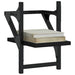 Rafturi de perete cu bare, 2 buc, negru, 20x25x30 cm - WALTI WALTI