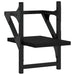Rafturi de perete cu bare, 2 buc, negru, 20x25x30 cm - WALTI WALTI
