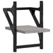 Rafturi de perete cu bare, 2 buc., gri sonoma, 20x25x30 cm - WALTI WALTI