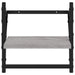 Rafturi de perete cu bare, 2 buc., gri sonoma, 30x25x30 cm - WALTI WALTI
