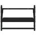 Rafturi de perete cu bare, 2 buc, negru, 40x25x30 cm - WALTI WALTI