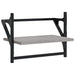 Rafturi de perete cu bare, 2 buc., gri sonoma, 40x25x30 cm - WALTI WALTI