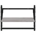 Rafturi de perete cu bare, 2 buc., gri sonoma, 40x25x30 cm - WALTI WALTI