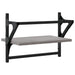 Rafturi de perete cu bare, 2 buc., gri sonoma, 40x25x30 cm - WALTI WALTI