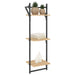 Rafturi perete 3 niveluri/bare 2 buc stejar sonoma 30x25x100cm - WALTI WALTI