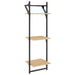 Rafturi perete 3 niveluri/bare 2 buc stejar sonoma 30x25x100cm - WALTI WALTI