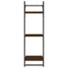Rafturi perete cu 3 niveluri/bare 2 buc stejar maro 30x25x100cm - WALTI WALTI