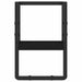 Raft de perete cu bare, negru, 20x25x30 cm - WALTI WALTI
