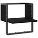 Raft de perete cu bare, negru, 30x25x30 cm - WALTI WALTI
