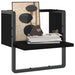 Raft de perete cu bare, negru, 30x25x30 cm - WALTI WALTI