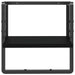 Raft de perete cu bare, negru, 30x25x30 cm - WALTI WALTI