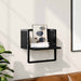 Raft de perete cu bare, negru, 30x25x30 cm - WALTI WALTI