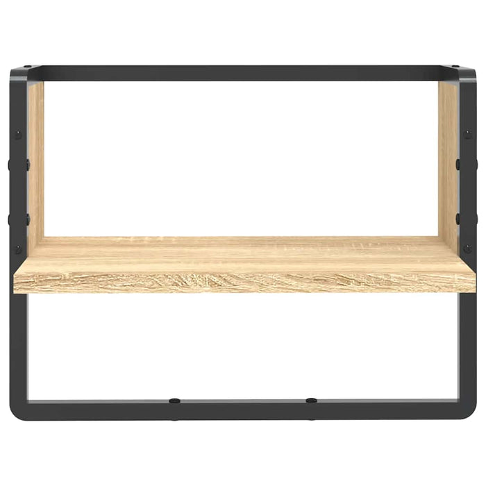 Raft de perete cu bare, stejar sonoma, 40x25x30 cm WALTI