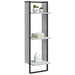 Raft cu 3 niveluri, gri sonoma, 30x25x100 cm, lemn prelucrat - WALTI WALTI